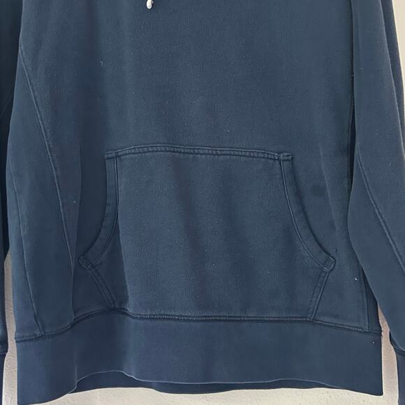 Vintage old navy thrashed distressed spell out hoodie Y2K oversized grunge M - Picture 6 of 12